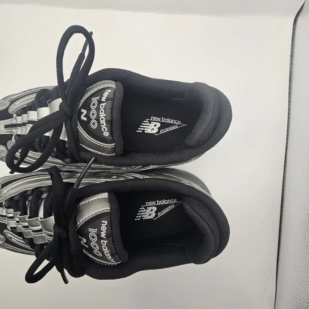 New Balance 1000 Mens Size 10D  Grey Day 2025 Silver/Black Sneaker M1000EGR